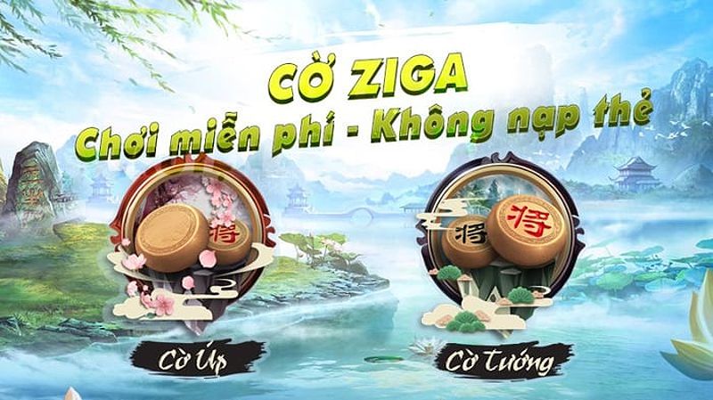 Giao diện game Cờ Tướng ZIGA với giao diện hấp dẫn