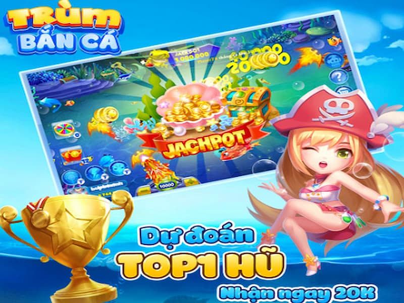 Hình ảnh quảng bá các khuyến mãi hấp dẫn từ cổng game Trùm bắn cá.