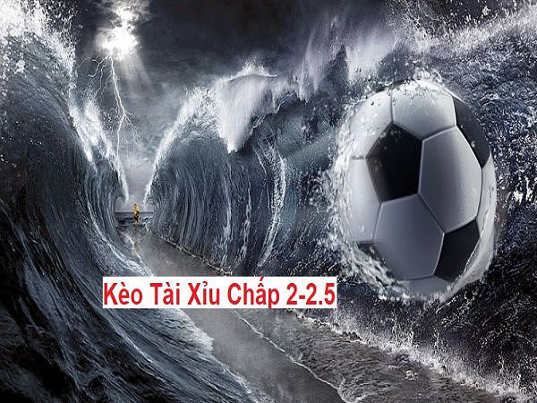 Kèo tài xỉu 2-2.5 còn được biết đến với tên gọi khác đó là tài xỉu 2 1/4 và tài xỉu 2.25 hai trái hai trái rưỡi hay kèo cá cược trên