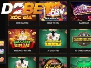 Top 12 table game dễ ăn nhất tại nhà cái DEBET